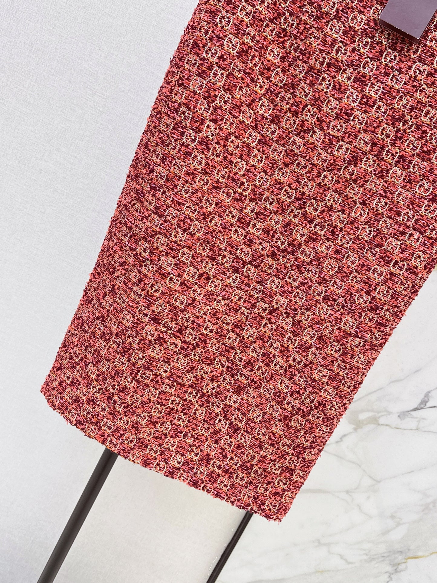 26SS Heavyweight Jacquard Skirt