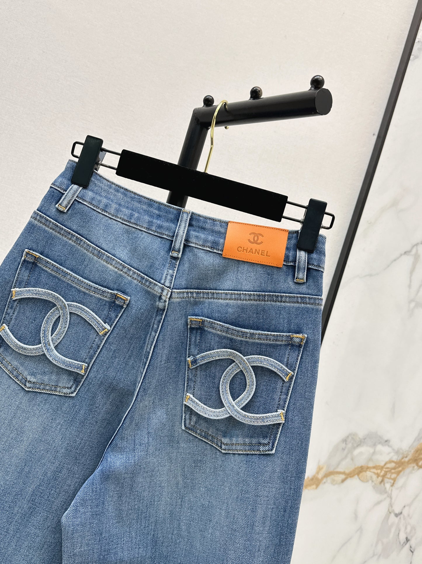 New straight leg jeans