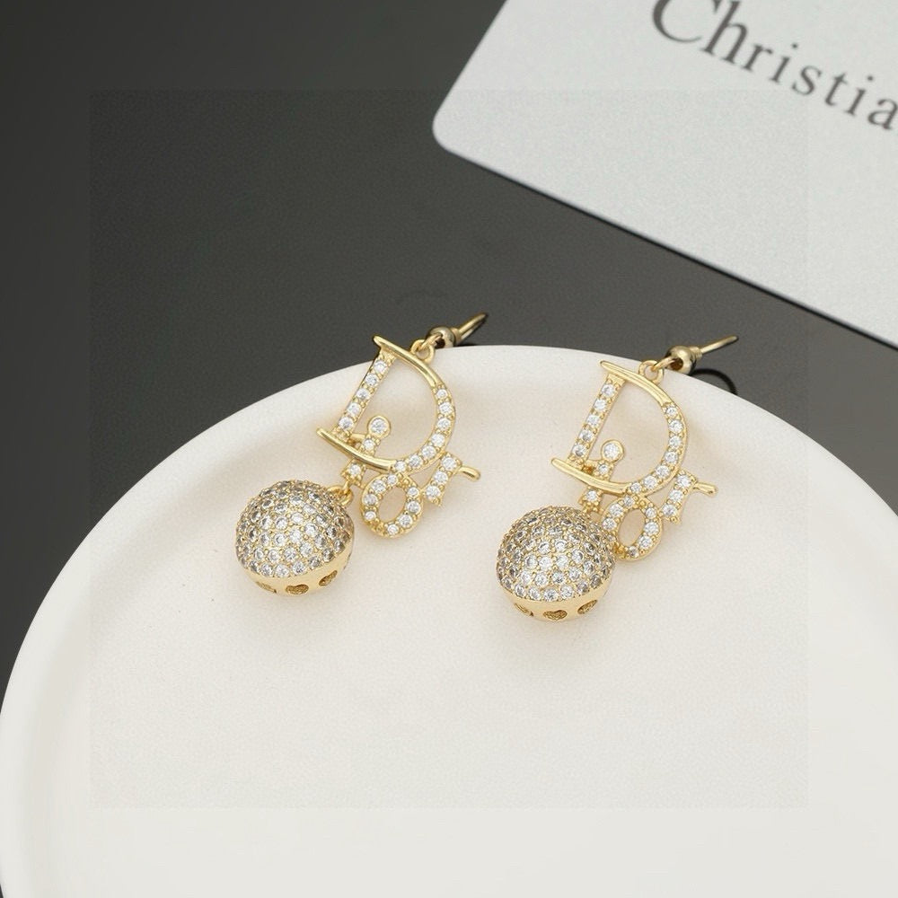 Letter earrings and studs
