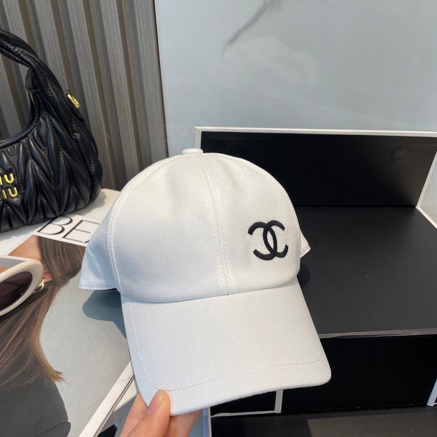 New double-sided embroidered baseball cap