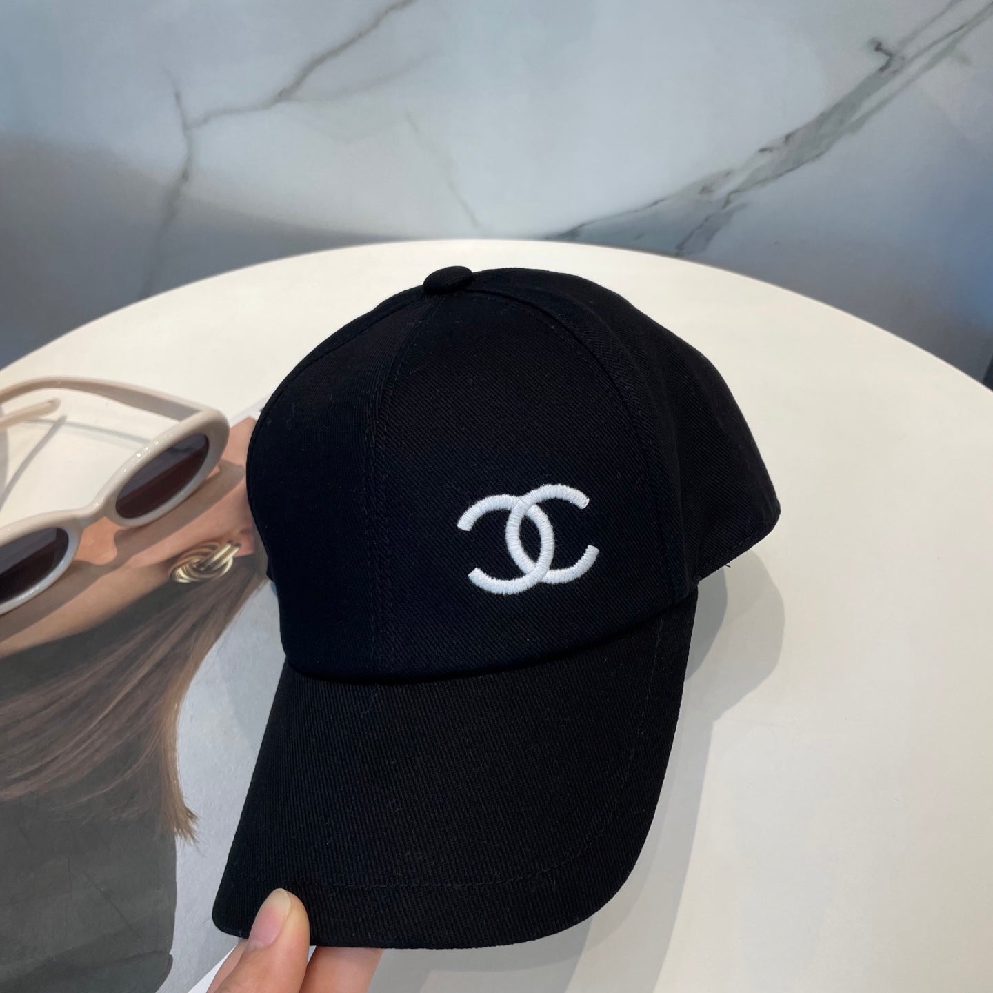 New double-sided embroidered baseball cap