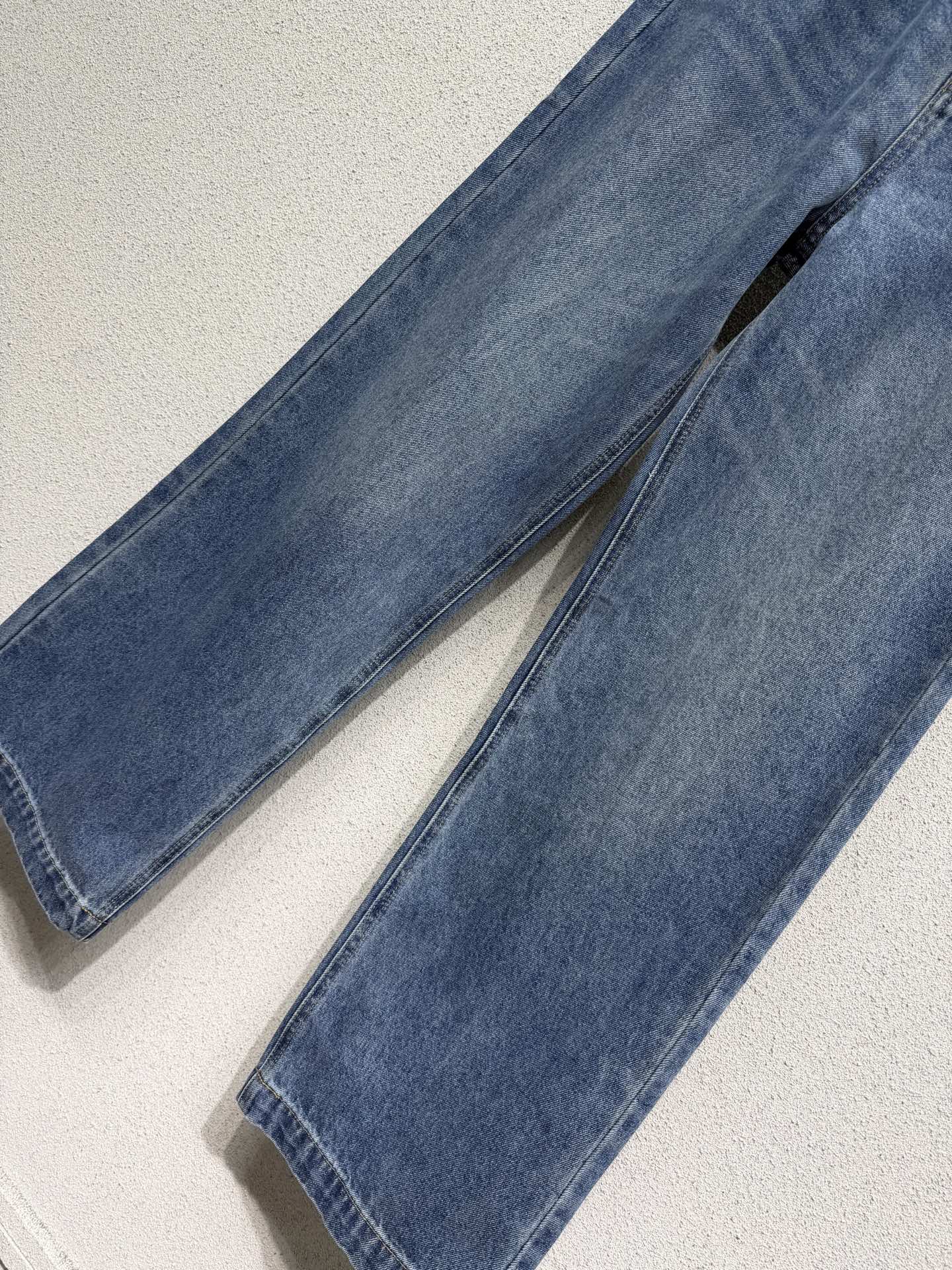26NEW Color Block Monogram Straight Leg Jeans