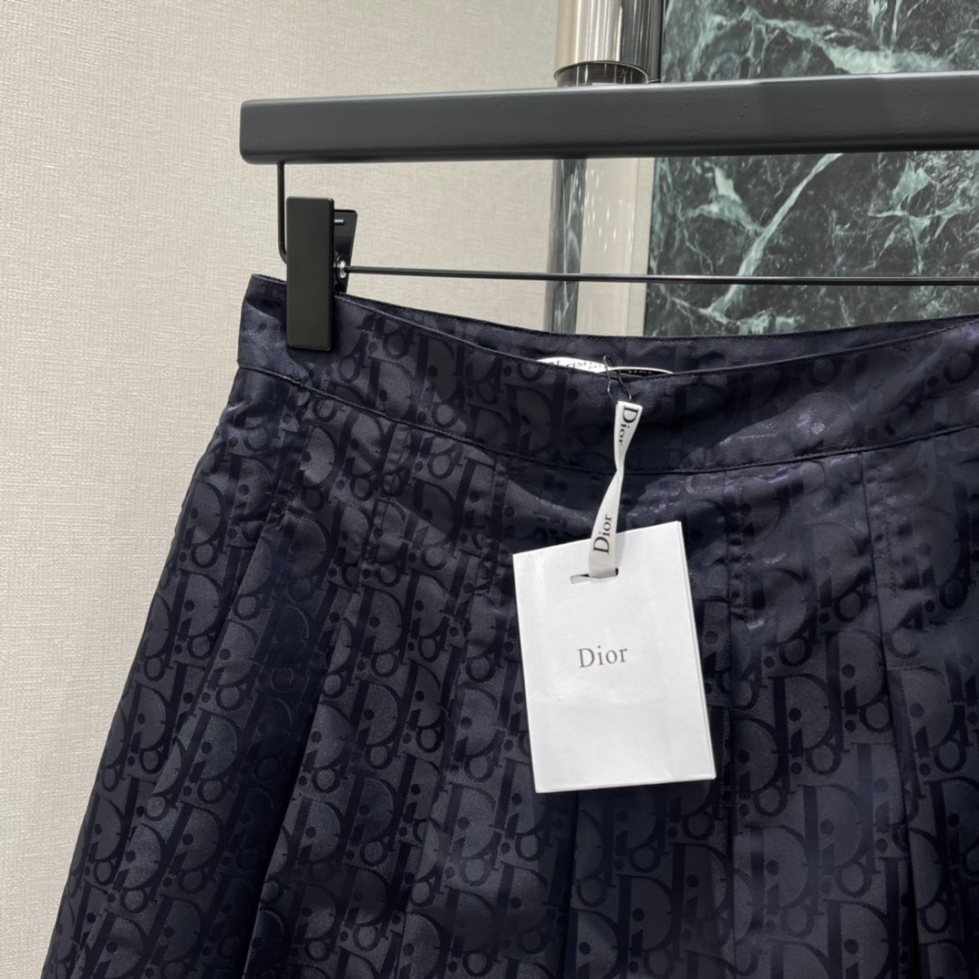 26 Early Spring New Arrival Jacquard Pleated Skirt