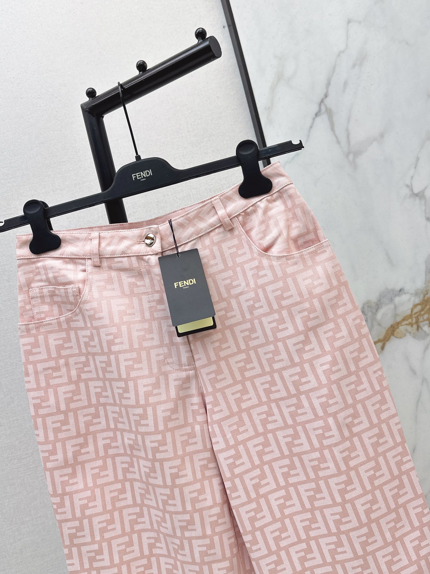 26SS Spring/Summer Newest Jacquard Denim Pants
