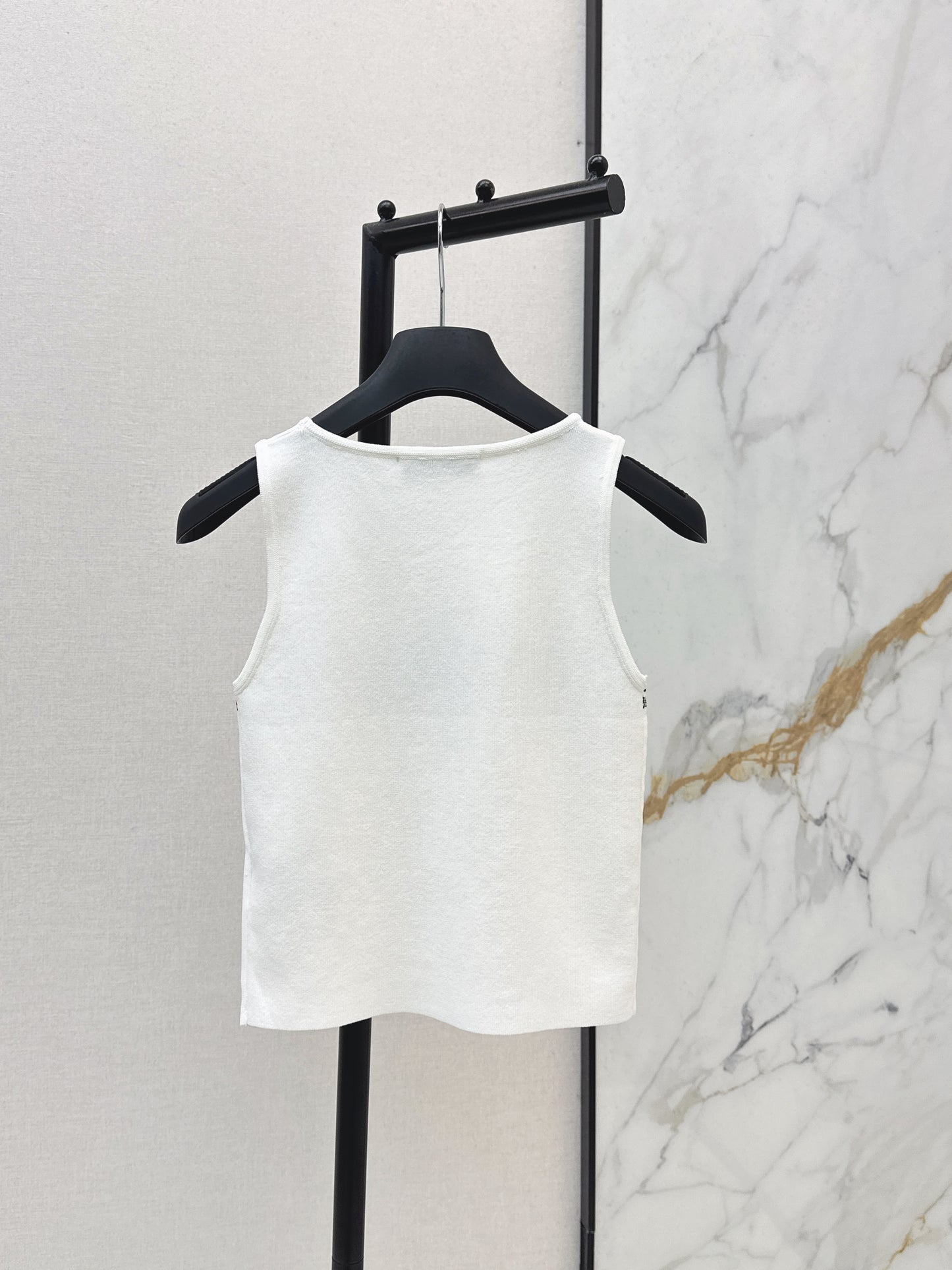 26SS New Letter Jacquard Knitted Vest