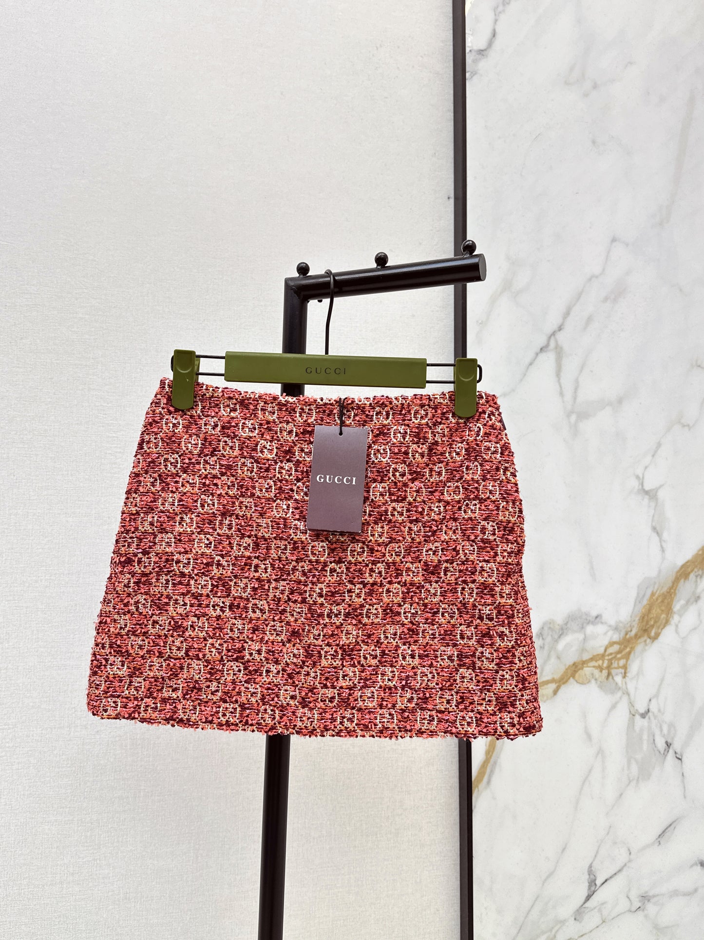 26SS Heavyweight Jacquard Mini Skirt