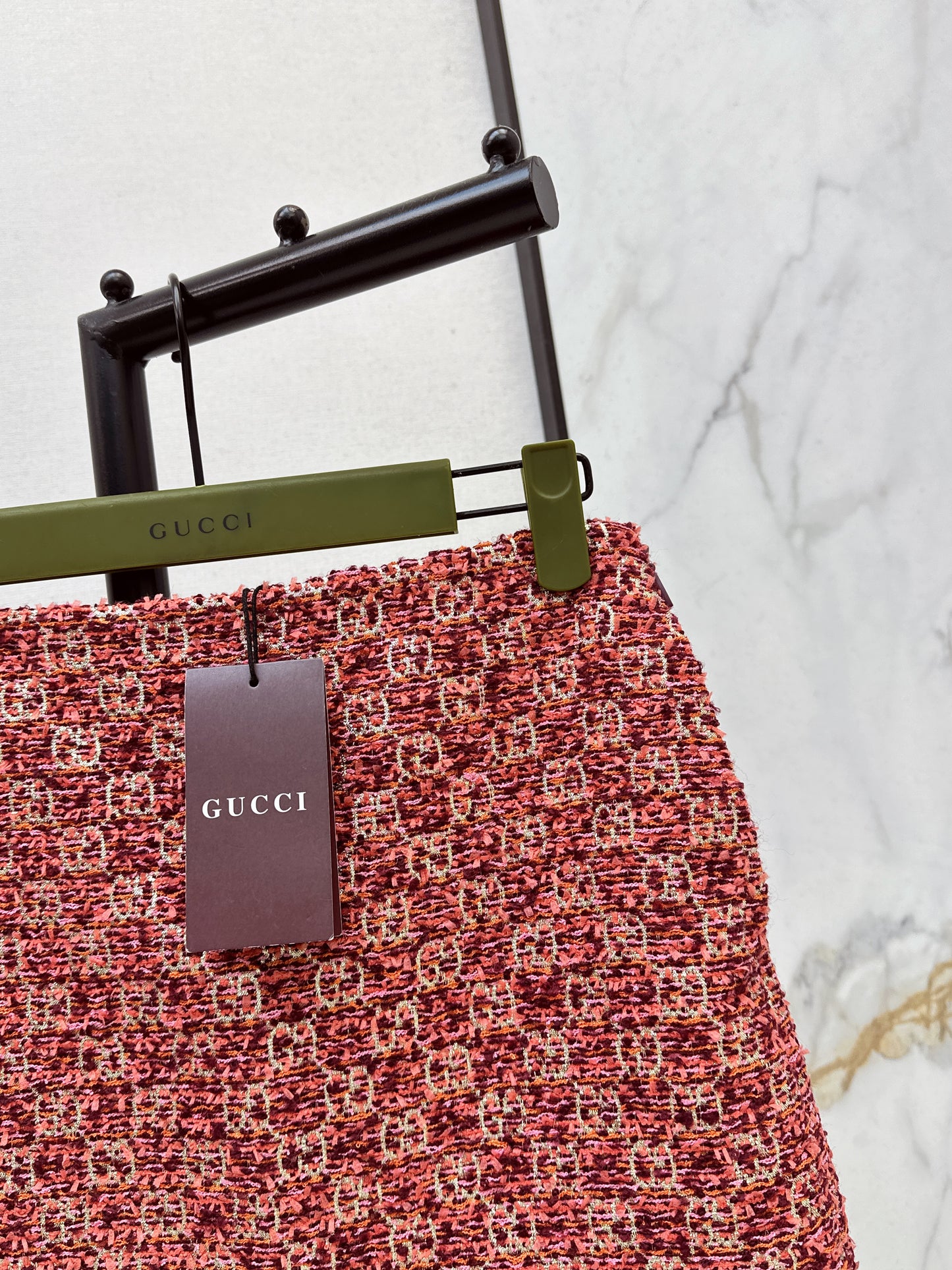 26SS Heavyweight Jacquard Mini Skirt