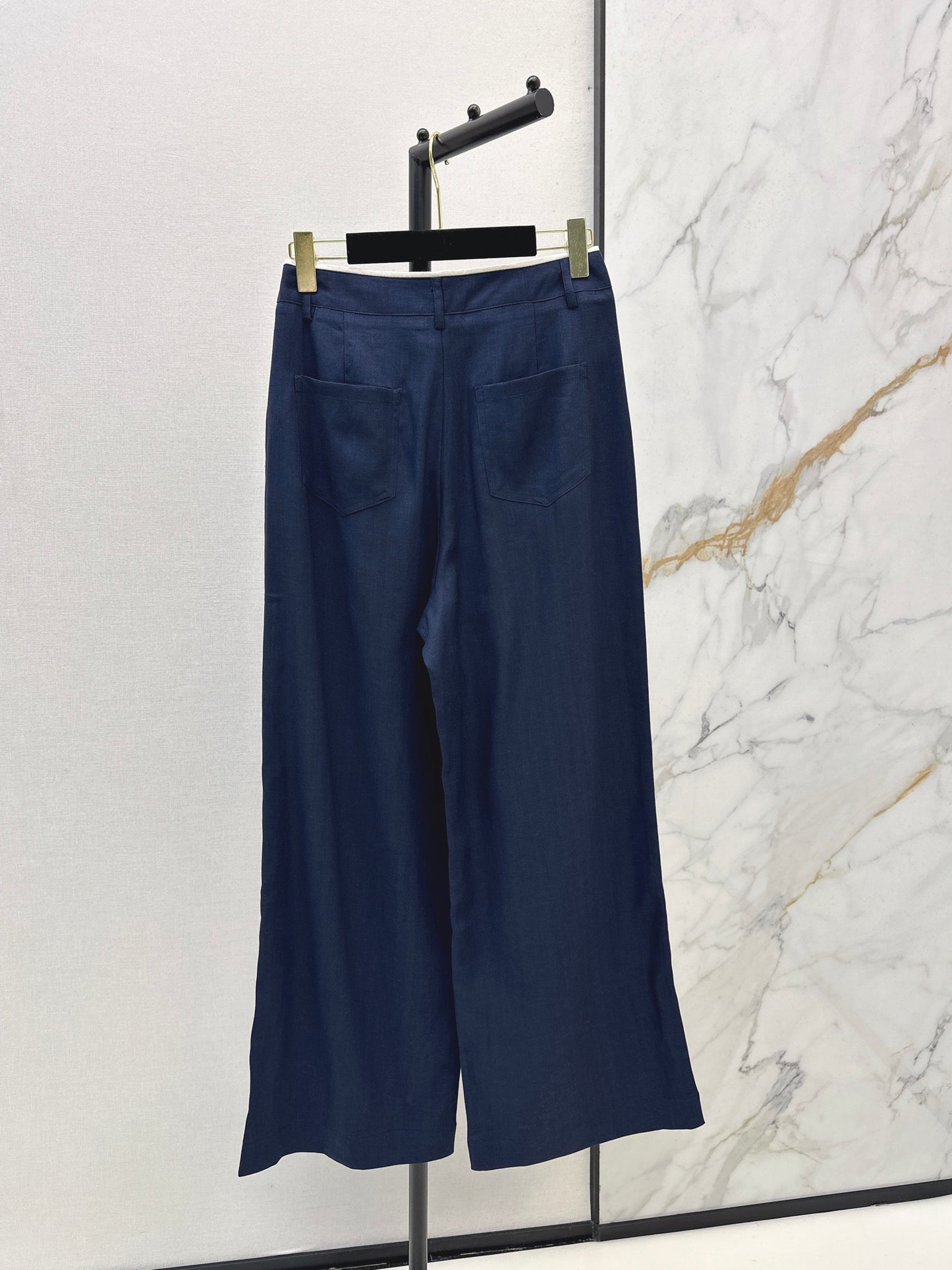 26SS Relaxed-Fit High-Waisted Wide-Leg Trousers