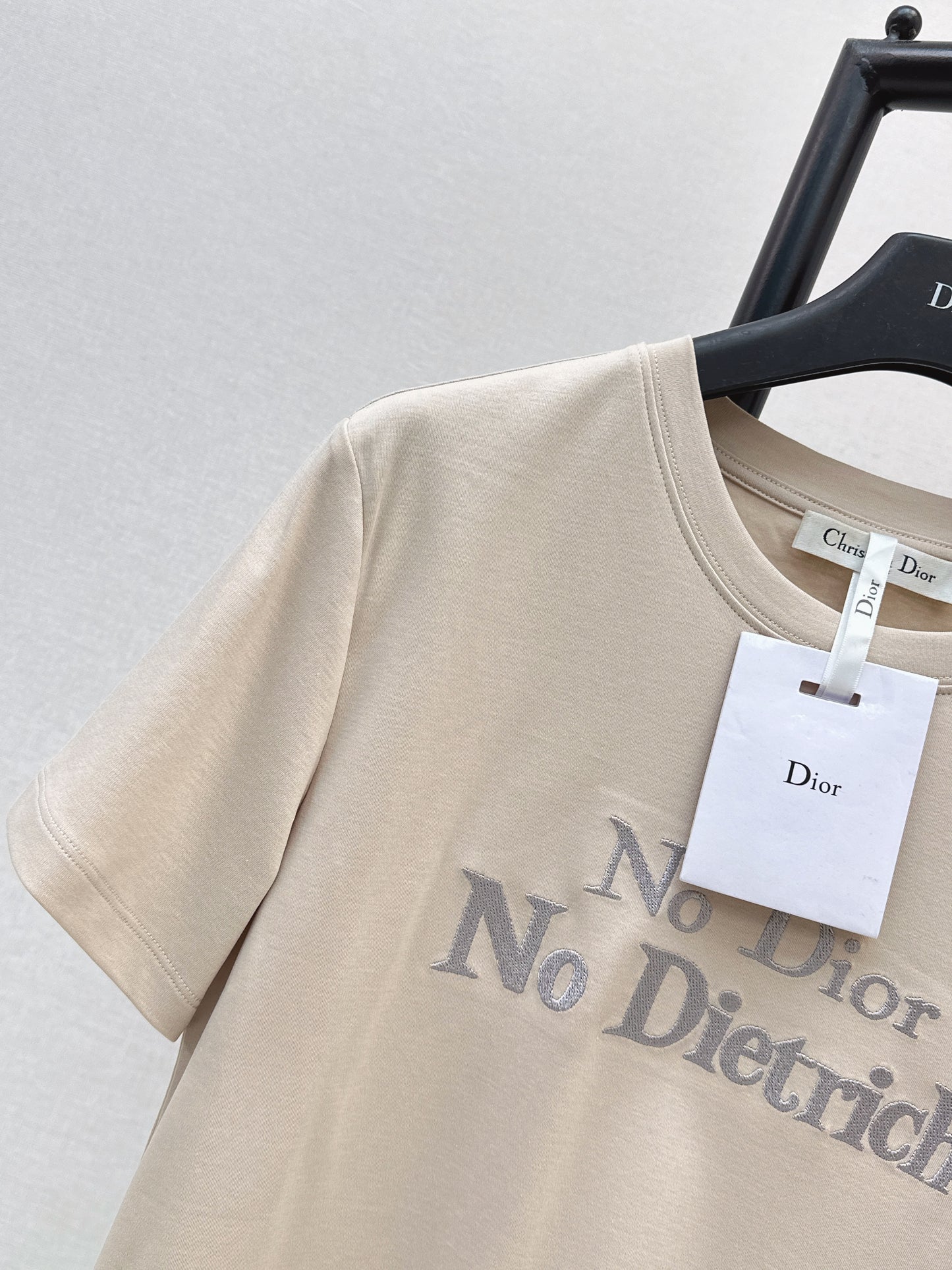 26SS Spring/Summer Newest Letter Embroidered T-shirt