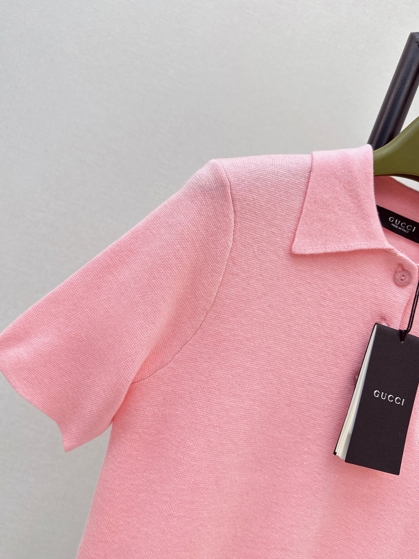 26SS Spring/Summer Newest Polo Collar Knit Sweater with Embroidery