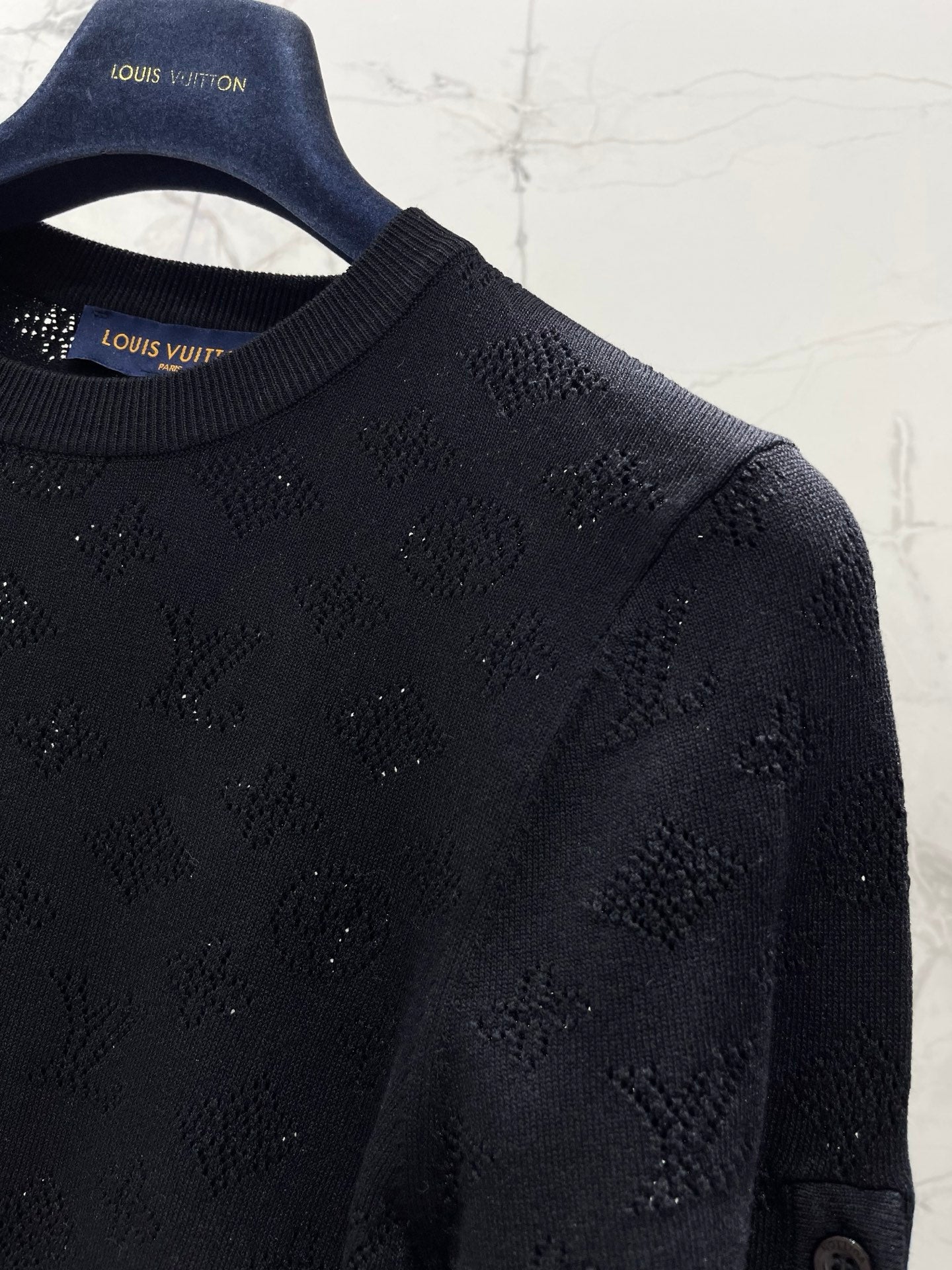 26SS NEW Hollow-out Round Neck Knit Short Sleeve
