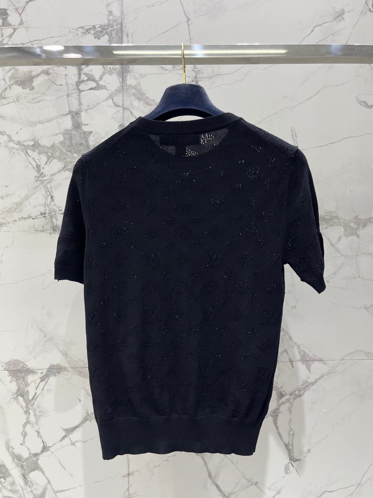26SS NEW Hollow-out Round Neck Knit Short Sleeve