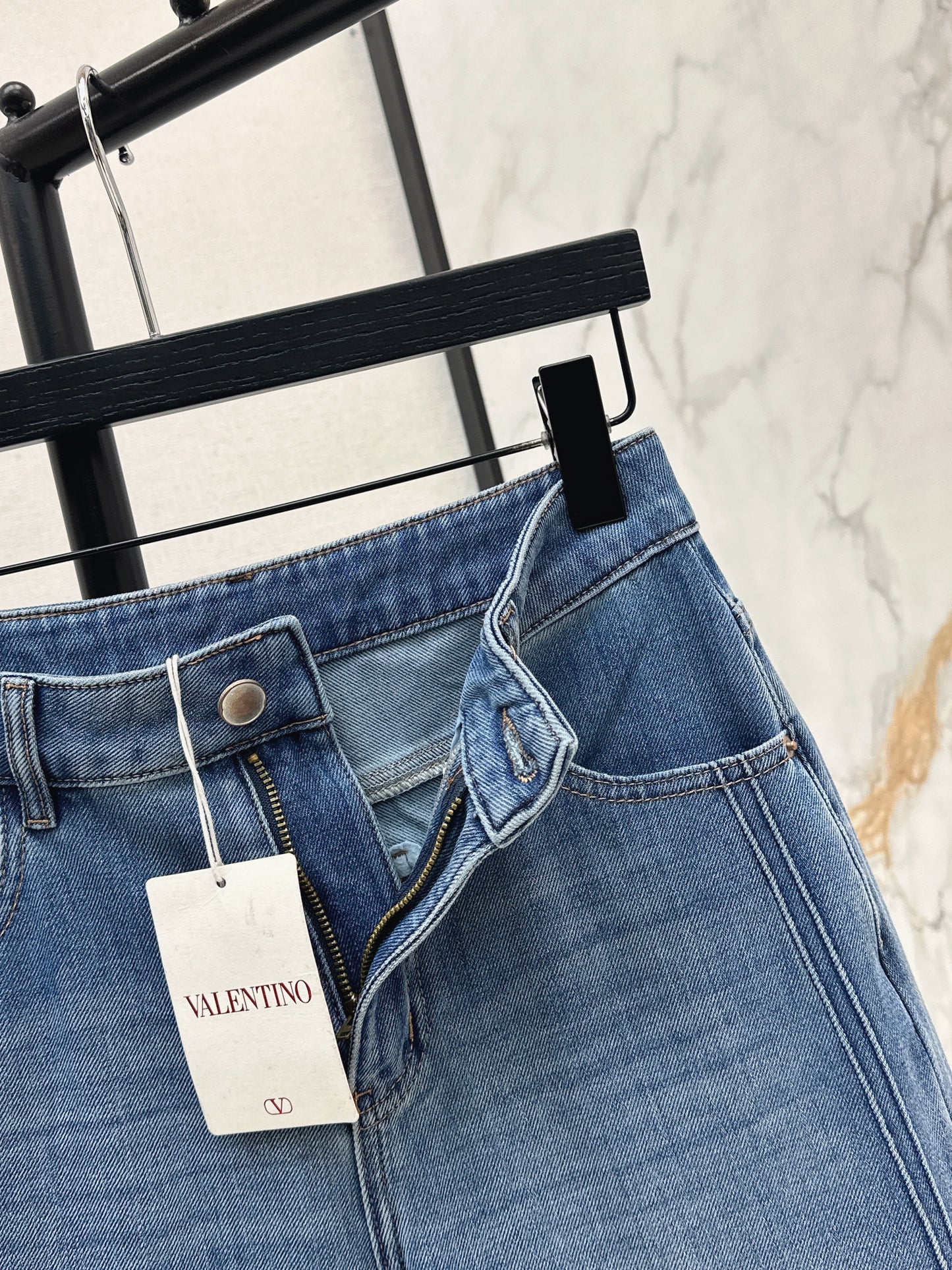 26SS New High-Waisted Wide-Leg Jeans