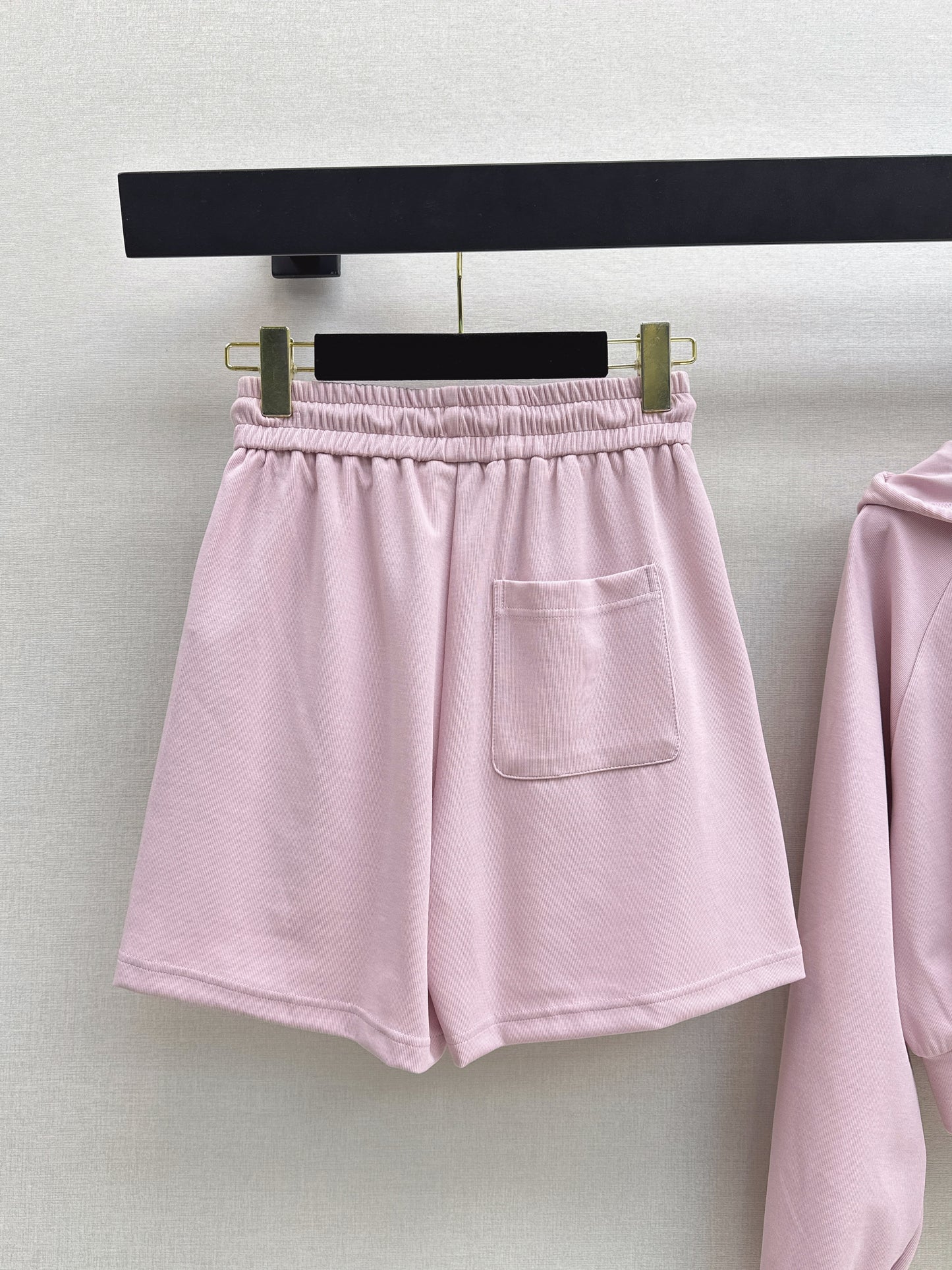 26SS Hooded Casual Jacket + Elastic-Waist Shorts