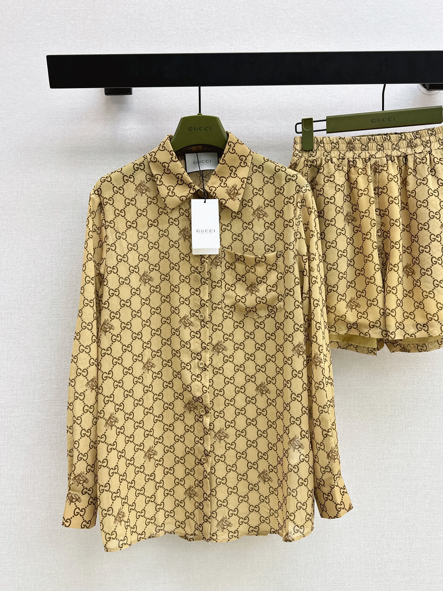 26SS Classic Pattern Casual Set