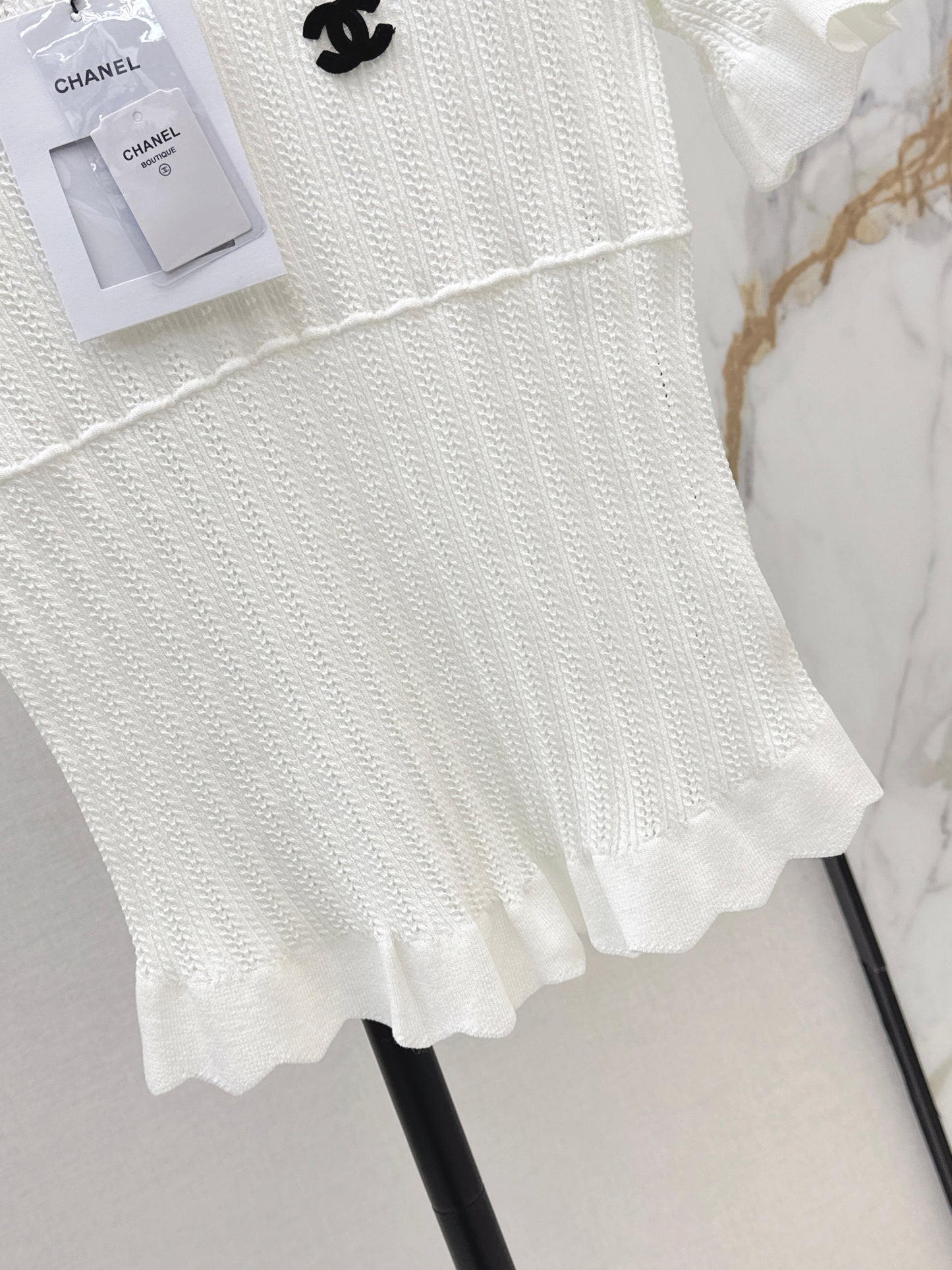 26SS New Vintage Style Knitted Short-Sleeve