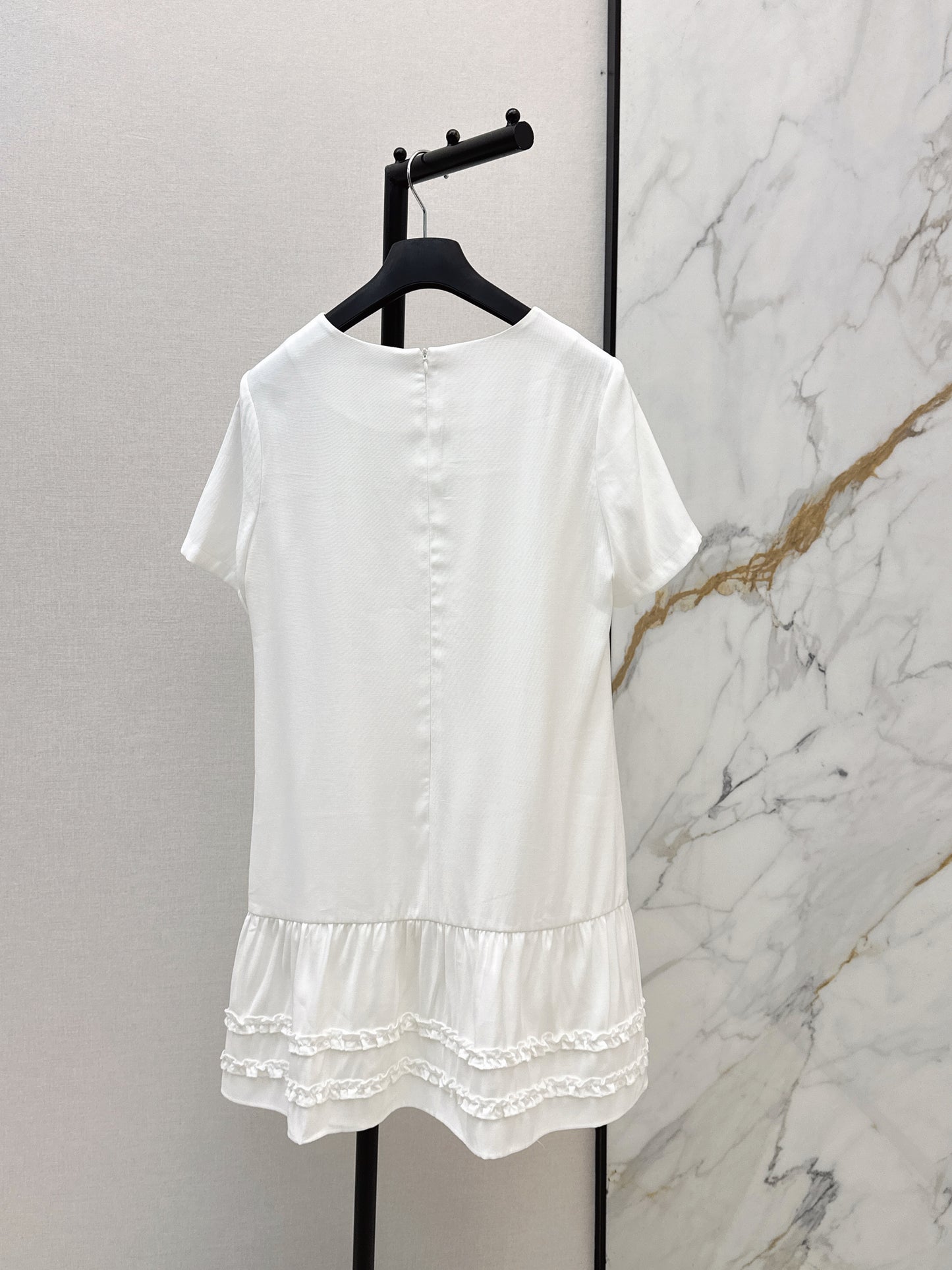 26SS — New Patchwork Design Straight Dress