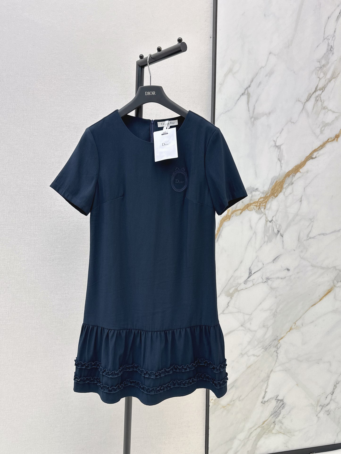 26SS — New Patchwork Design Straight Dress