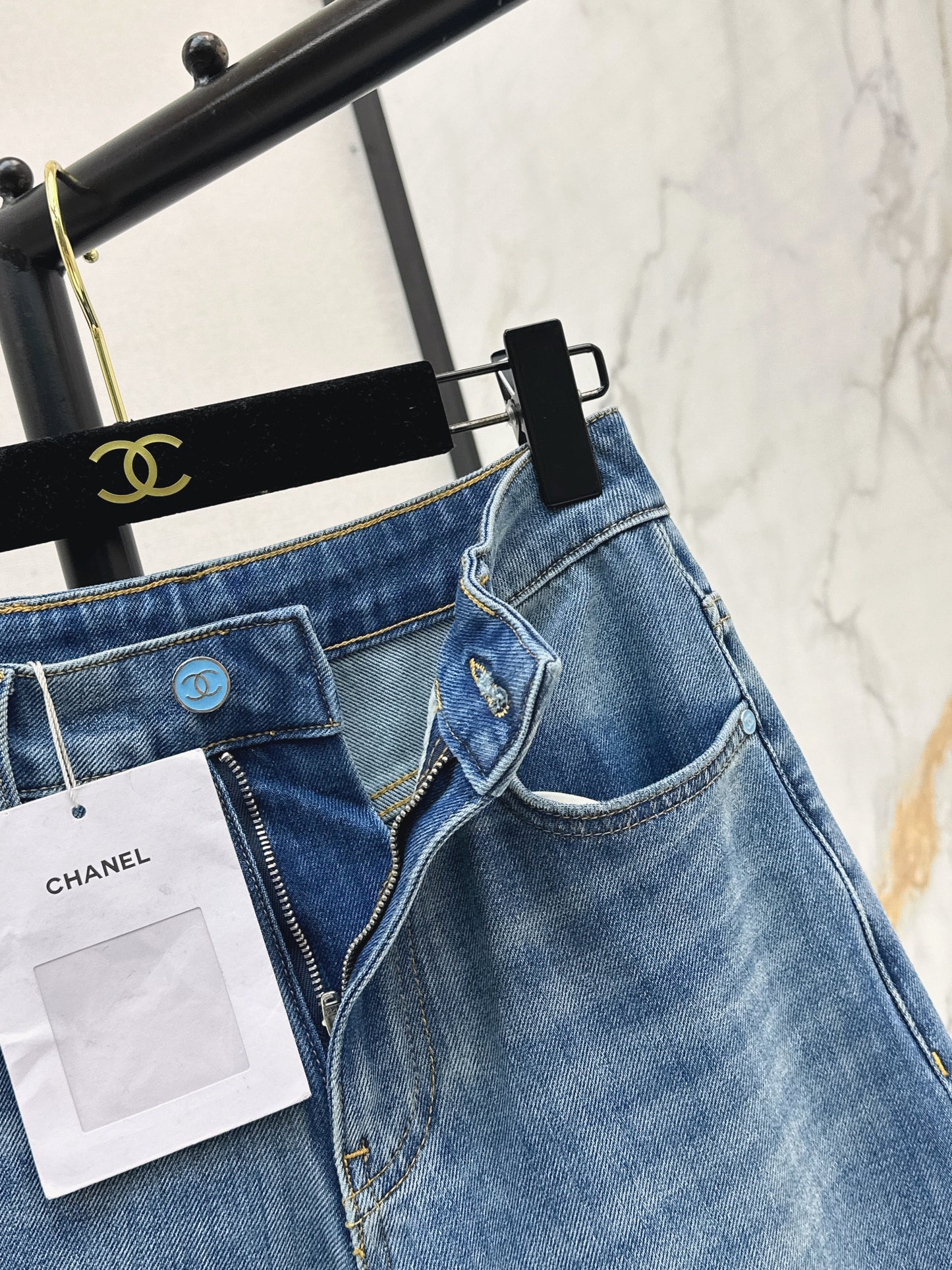 New straight leg jeans