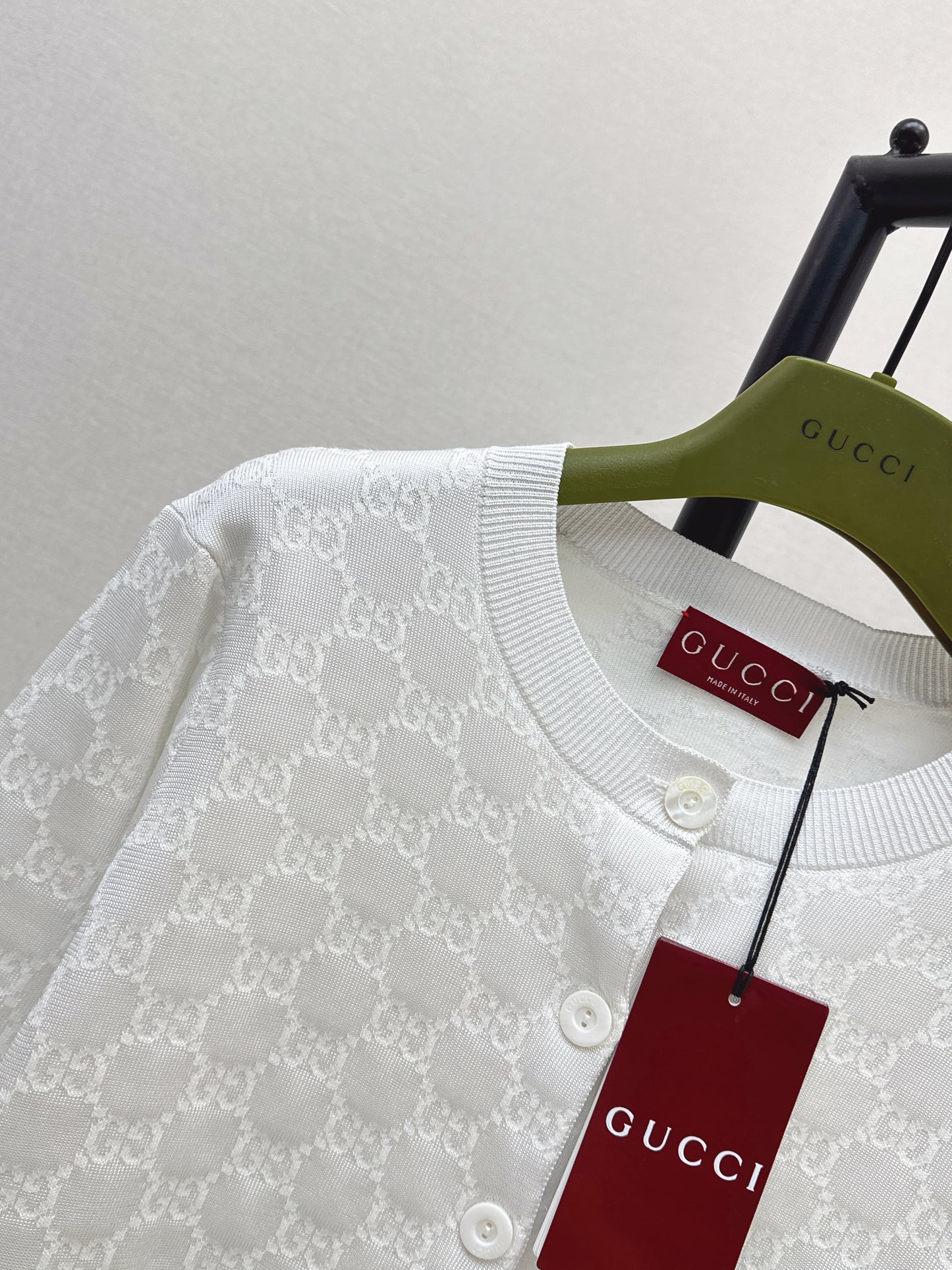 26SS - New Jacquard Crew Neck Cardigan