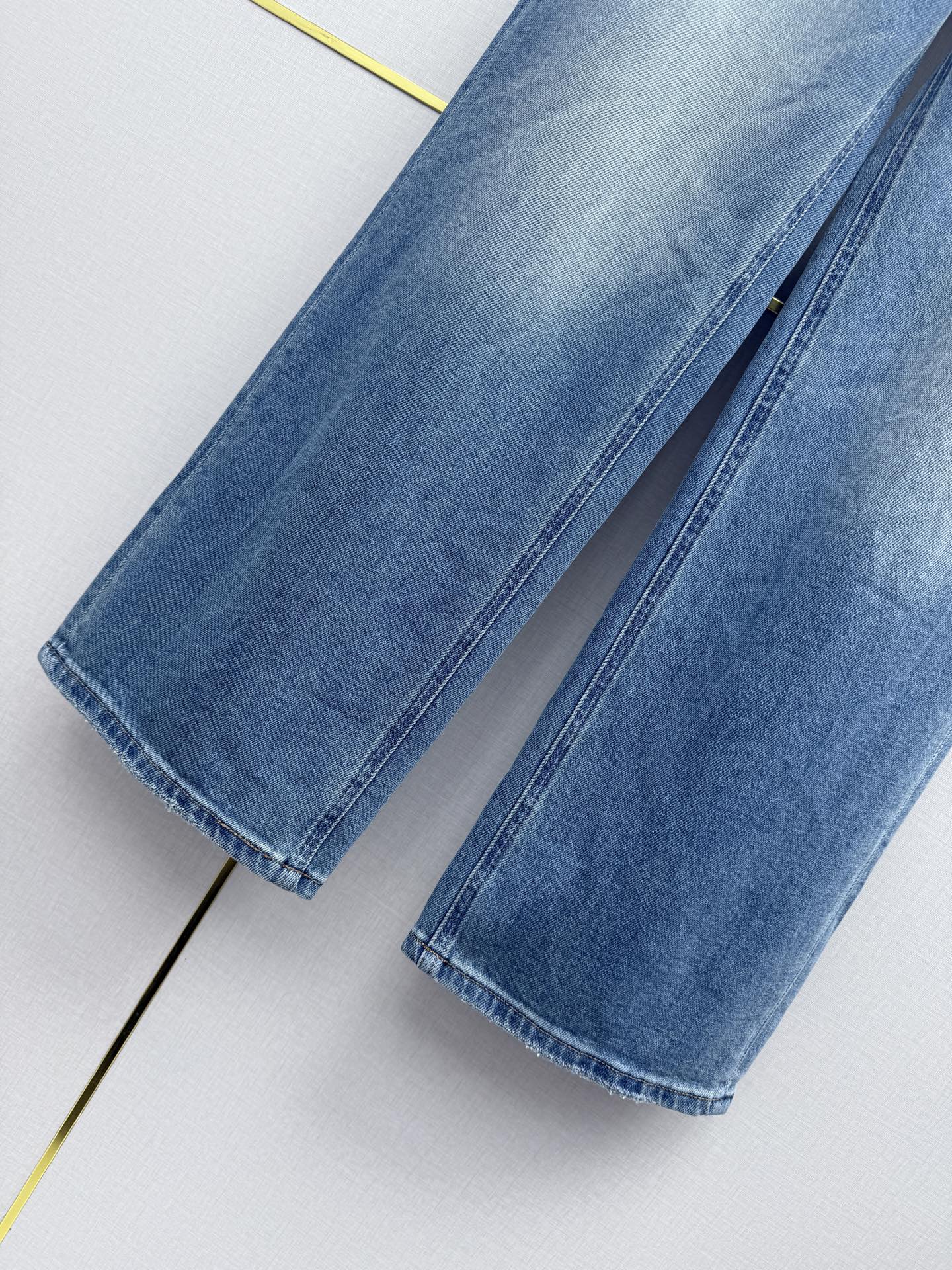 New straight-leg jeans