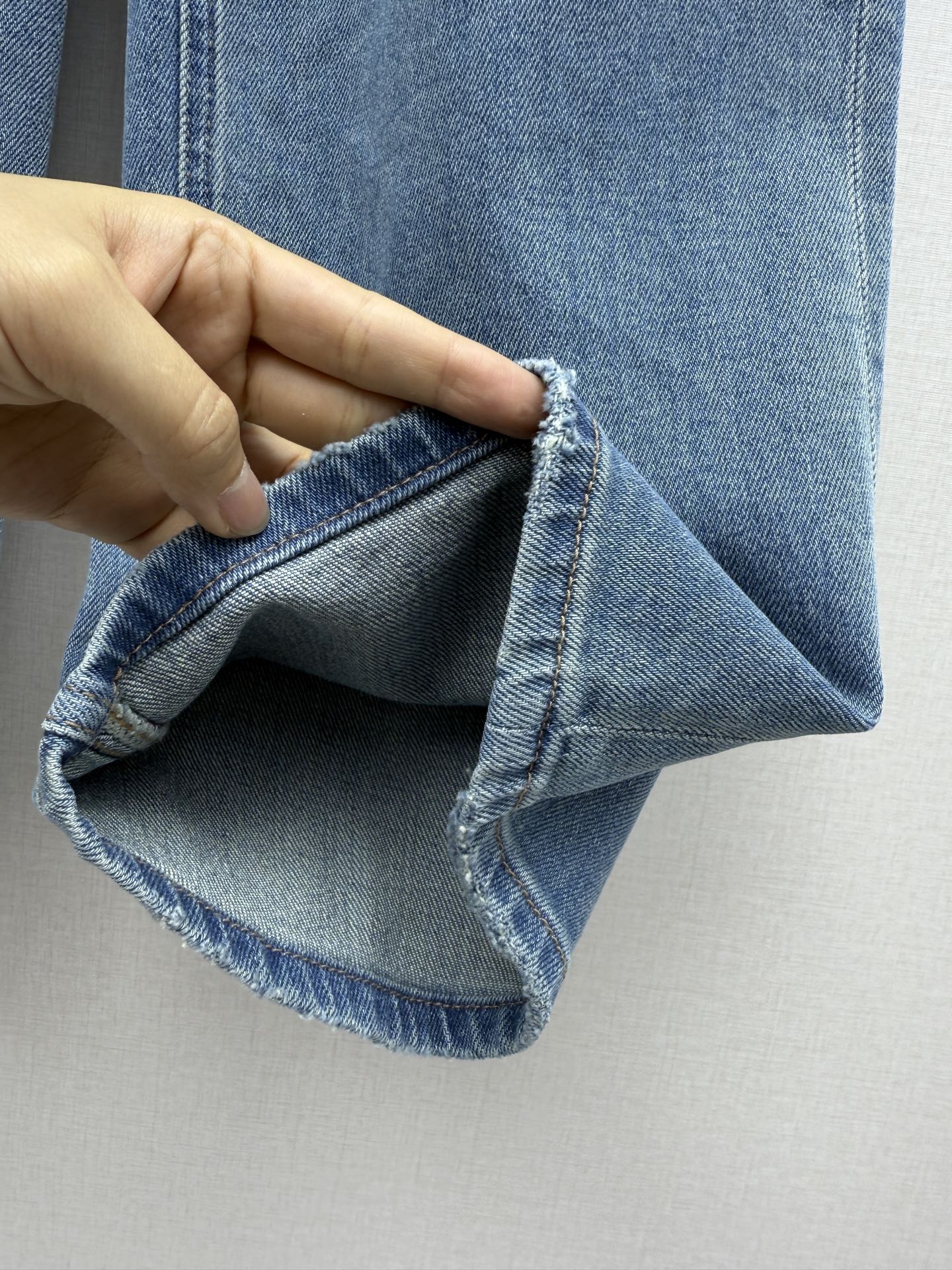 New straight-leg jeans