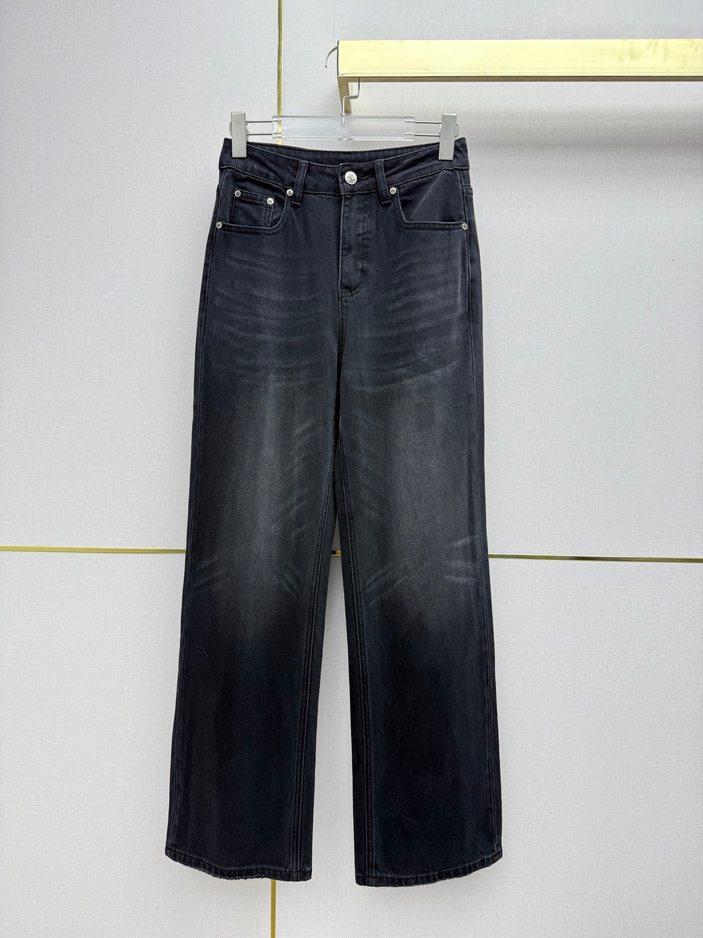 New straight-leg jeans