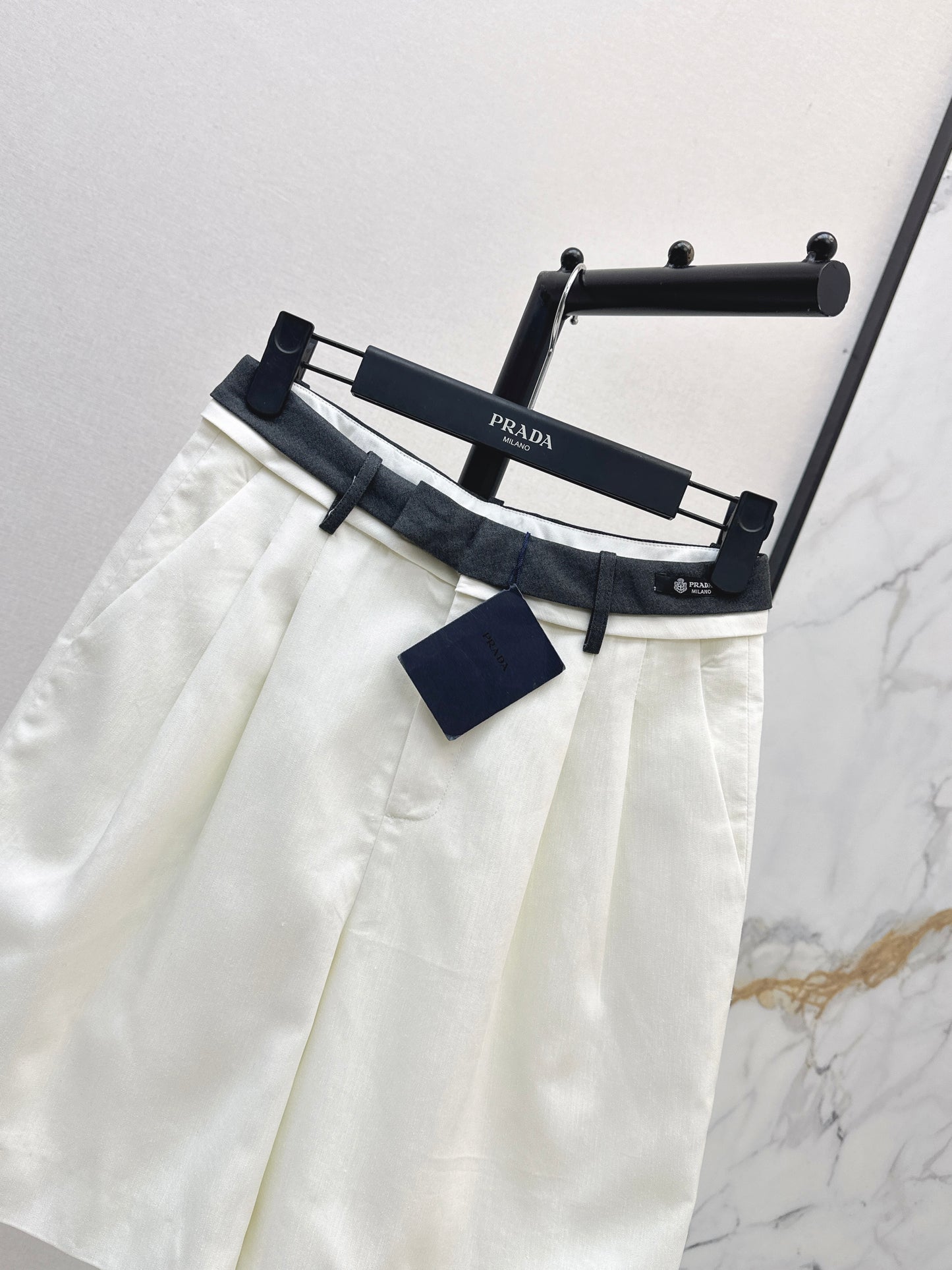 26SS - New Color-Blocked Waistband Design Shorts