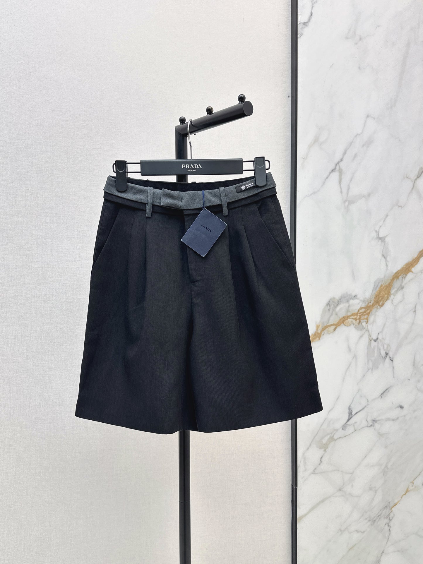 26SS - New Color-Blocked Waistband Design Shorts