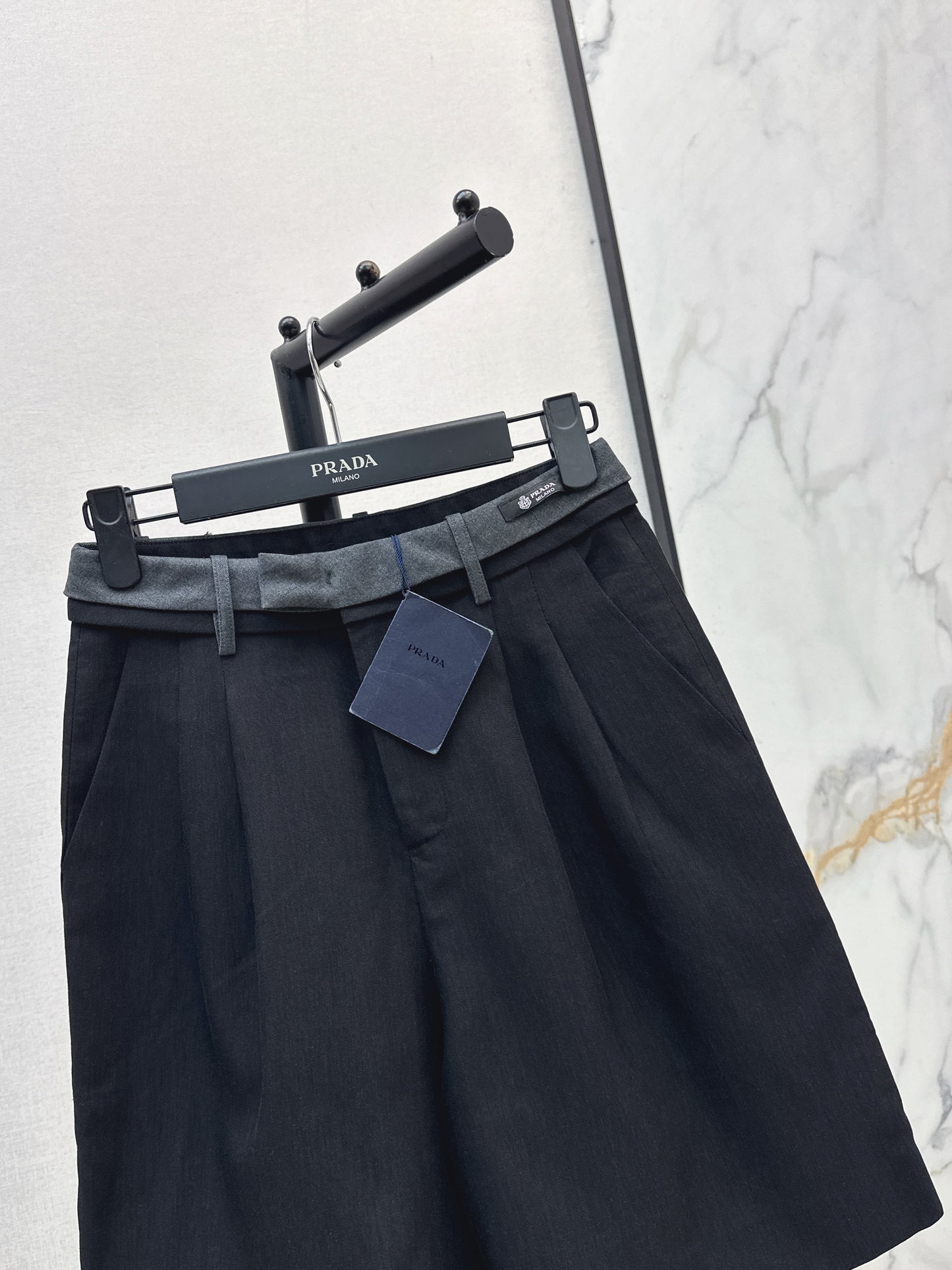 26SS - New Color-Blocked Waistband Design Shorts