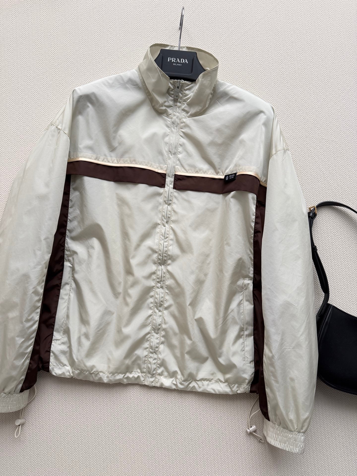 New color-blocked nylon jacket