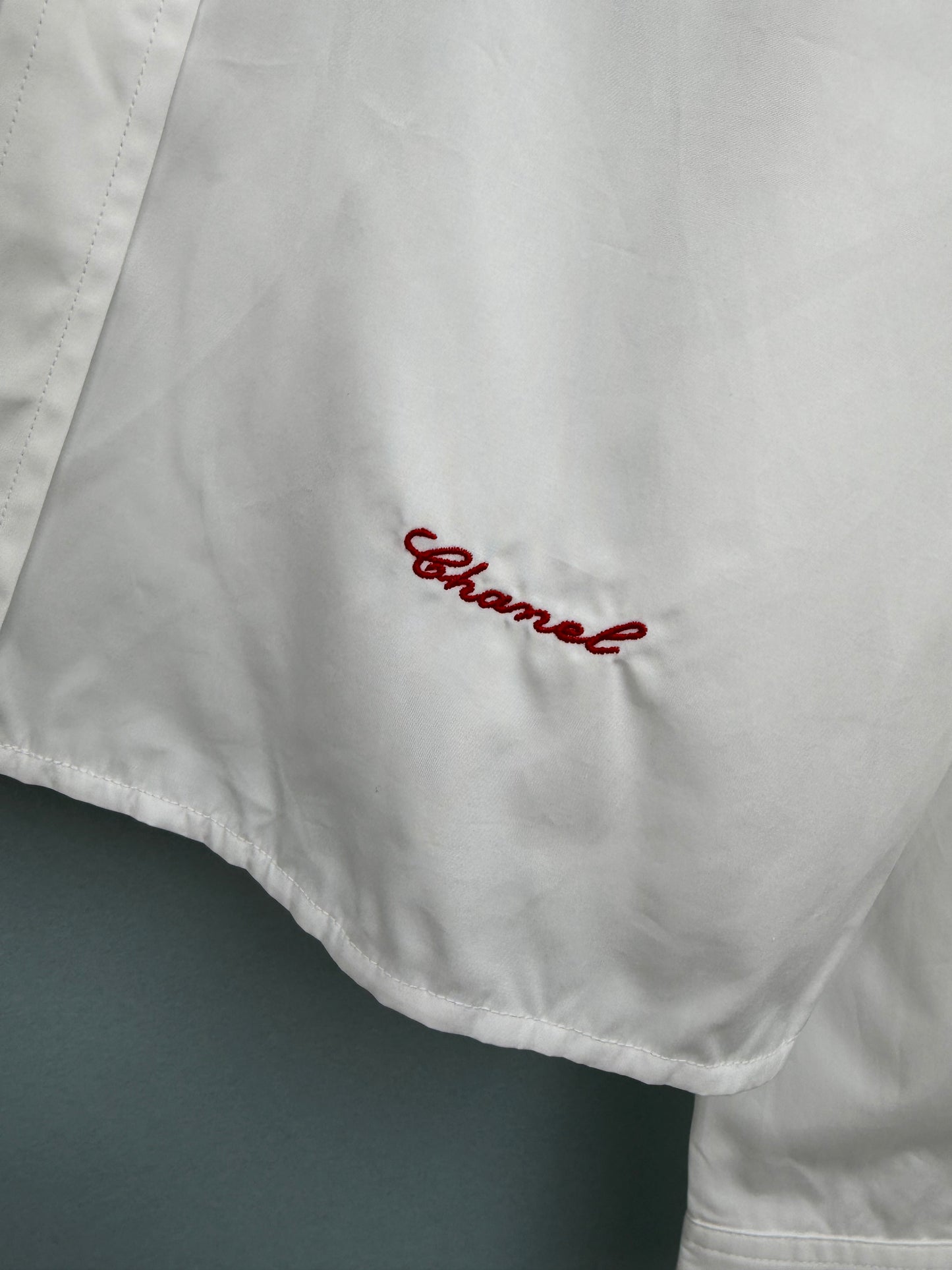 26 New Pearl Button Short White Shirt