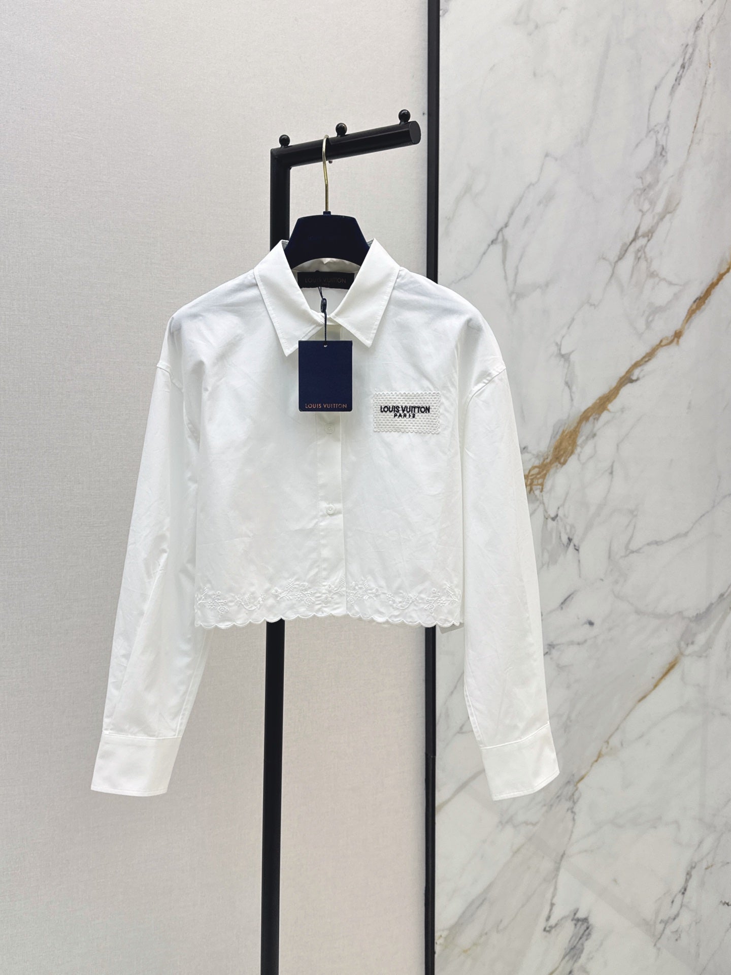 26Ss - New Embroidered Short Versatile Shirt