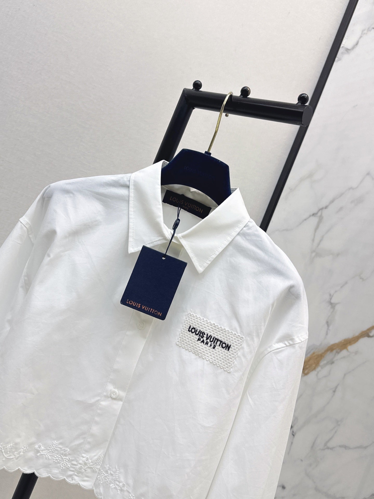 26Ss - New Embroidered Short Versatile Shirt