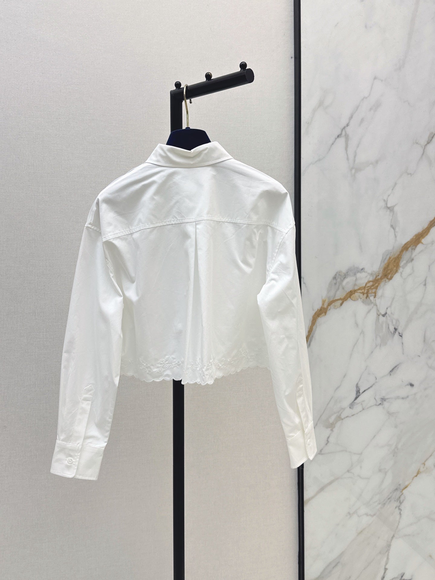26Ss - New Embroidered Short Versatile Shirt