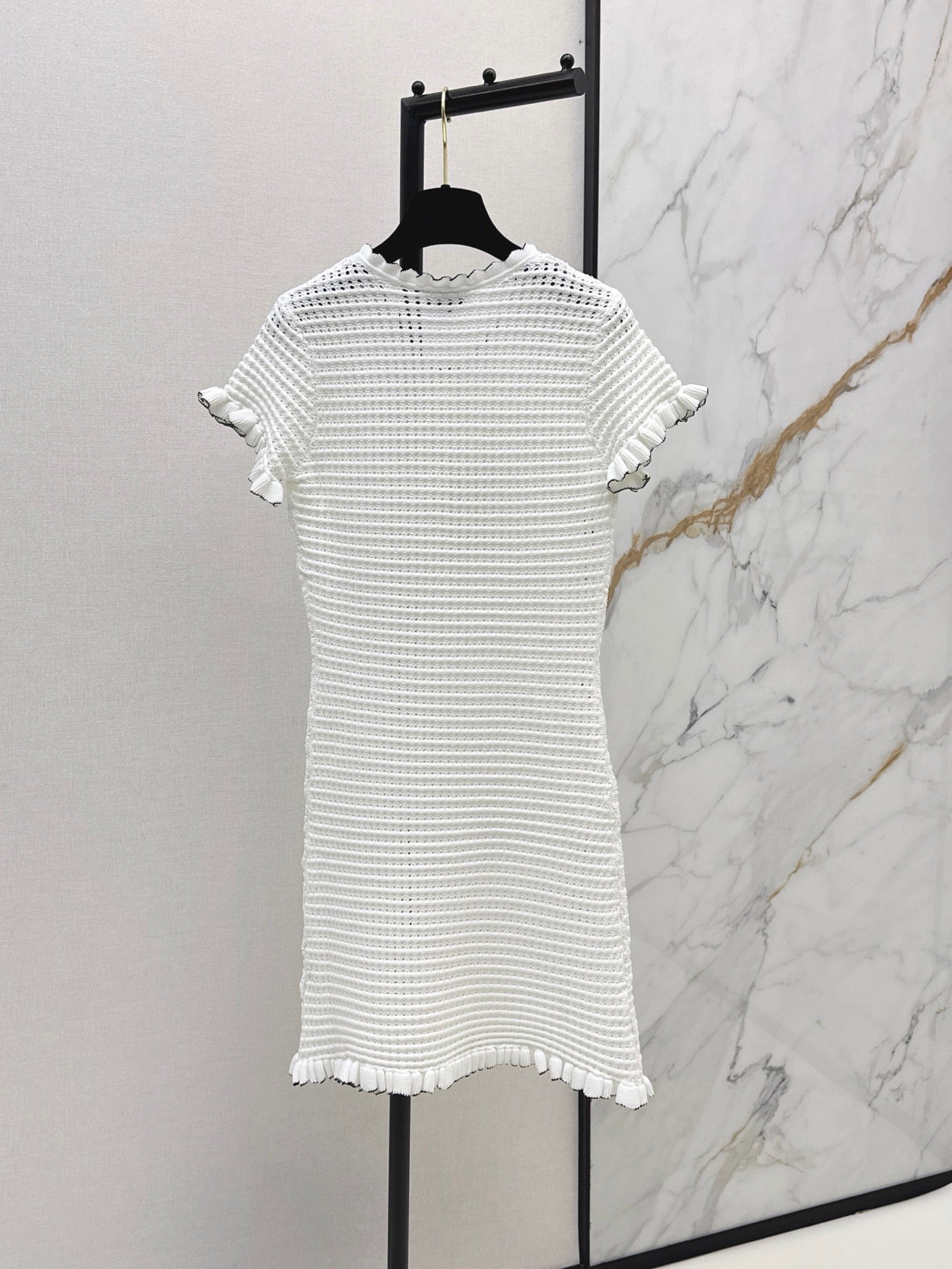 26SS—New 3D Hollow-Out Knitted Dress