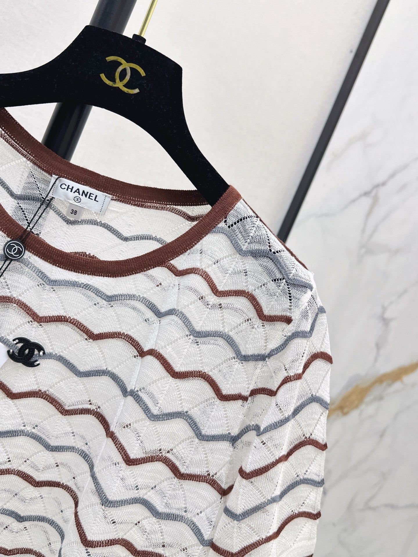 26SS - New Wave Pattern Knit Short-Sleeve