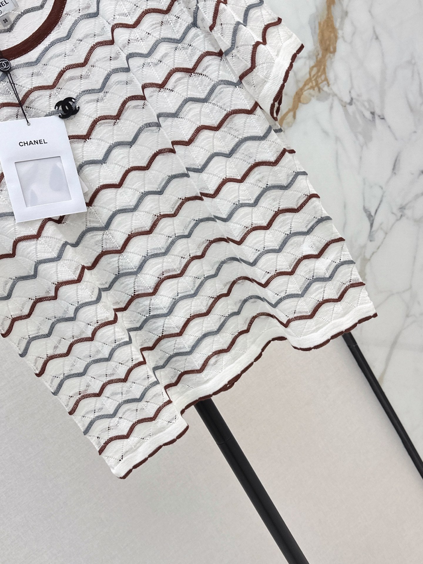 26SS - New Wave Pattern Knit Short-Sleeve