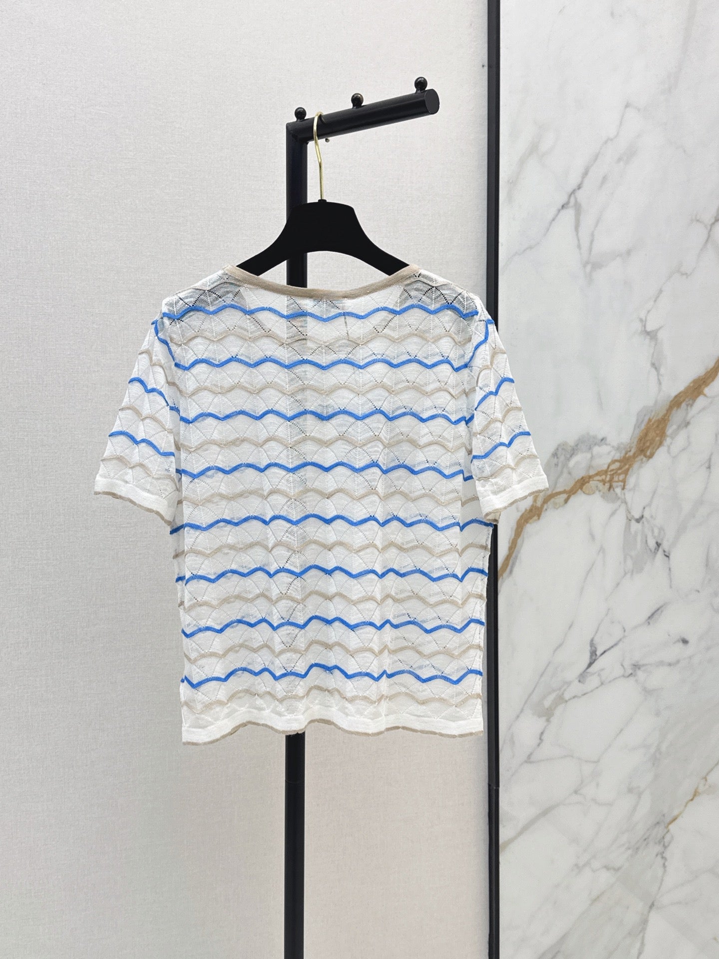 26SS - New Wave Pattern Knit Short-Sleeve