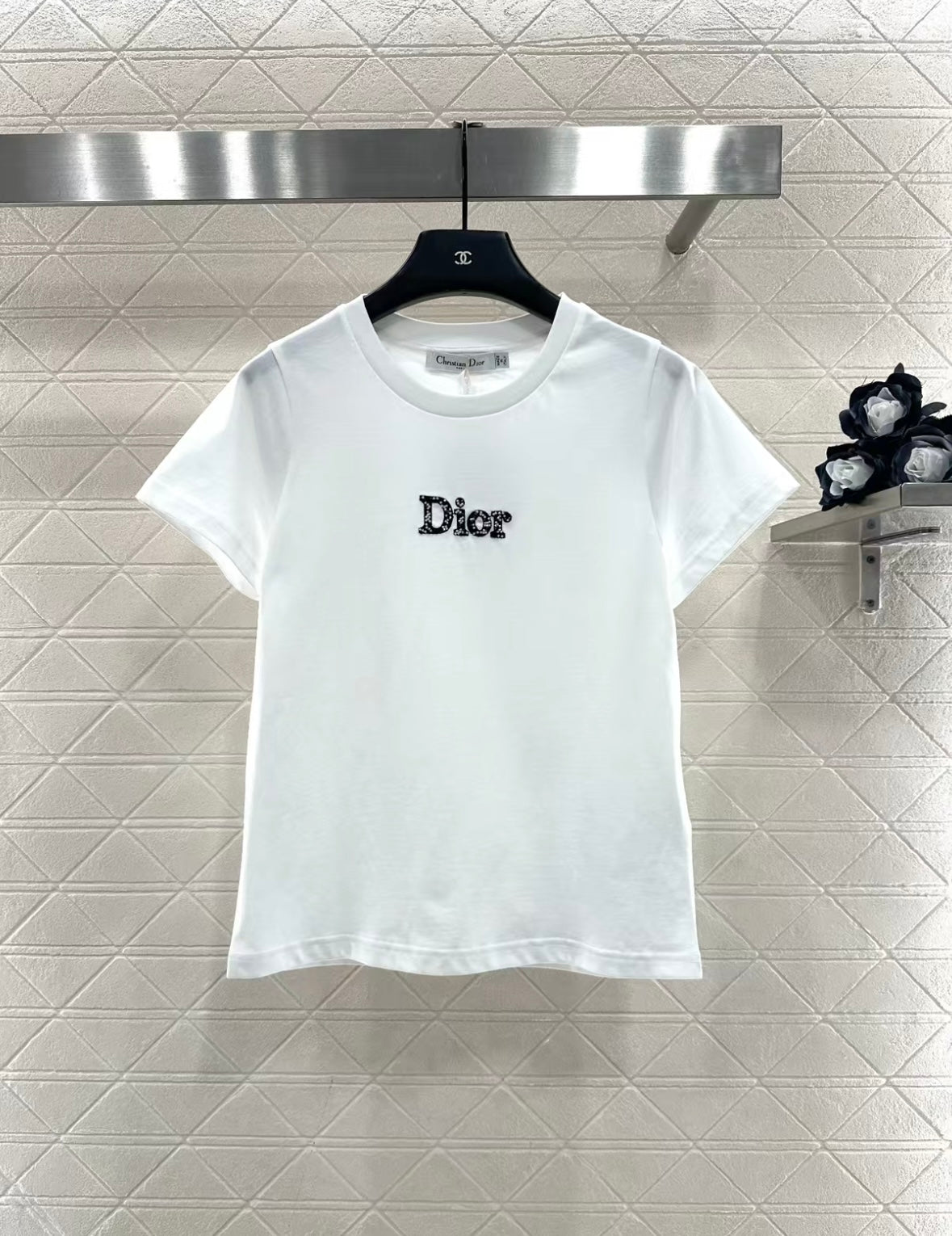 Letter Print Short-Sleeve