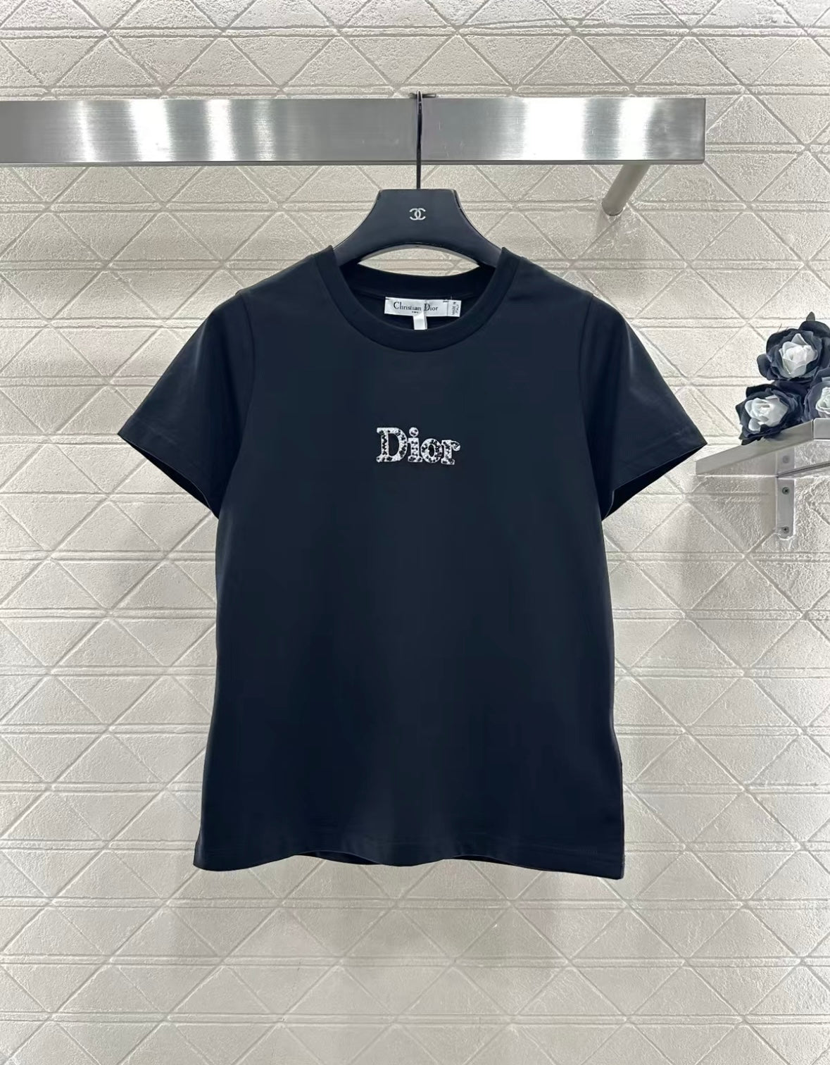 Letter Print Short-Sleeve